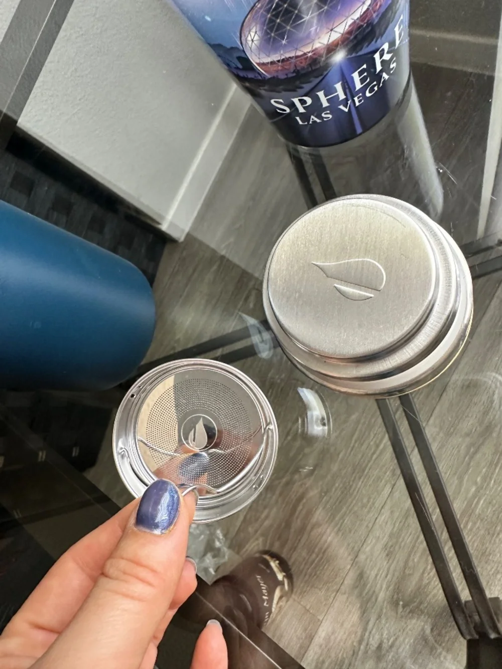 Las Vegas Sphere Eagles Concert Plastic Cup & VIP Mesh Trucker Hat Lot